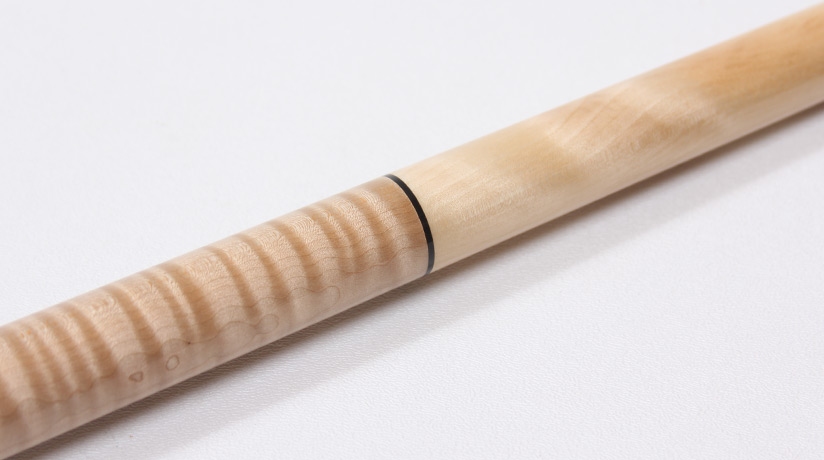 Cameleon Natural curly maple forearm, handle and butt sleeve