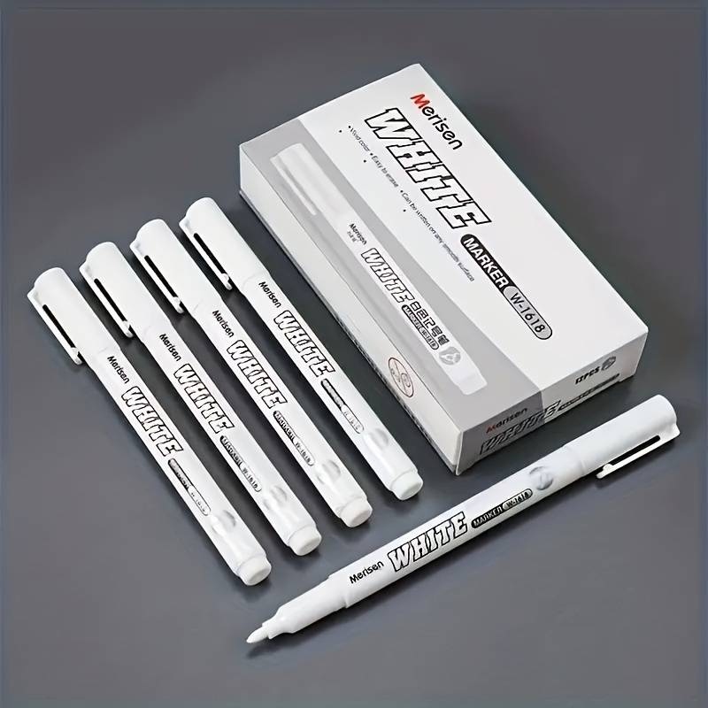 Witte permanent Markeerstift voor stof
