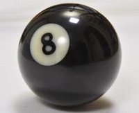 Bal zwart nr.8