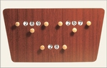 Standard scorebord 2 players