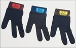 Renzline Handschuh schwarz-Band mit Farbe Linke